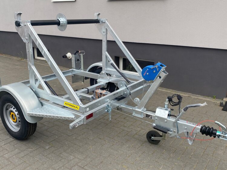 Przyczepa kablowa Wark 1 OŚ, DMC 1350 KG