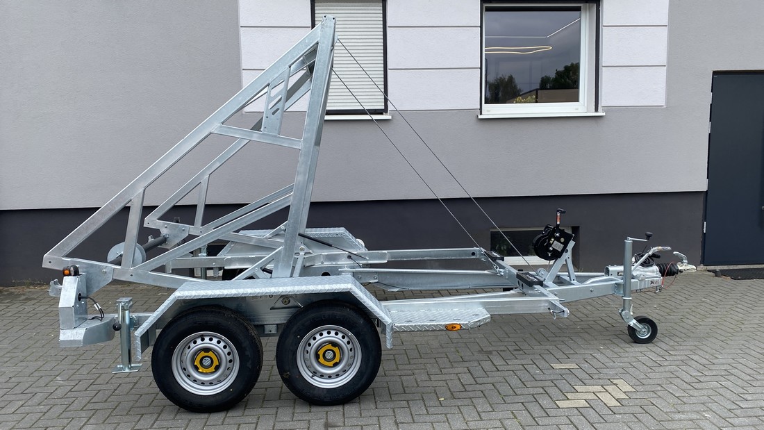 Przyczepa kablowa Wark, DMC 3500 KG