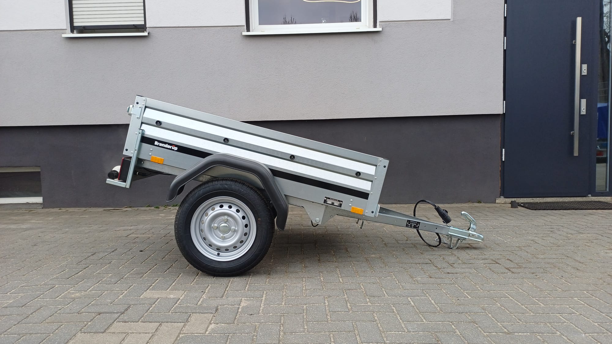 Przyczepka jednoosiowa samochodowa Brenderup 1150sub500,144x940x35cm, DMC 500 kg