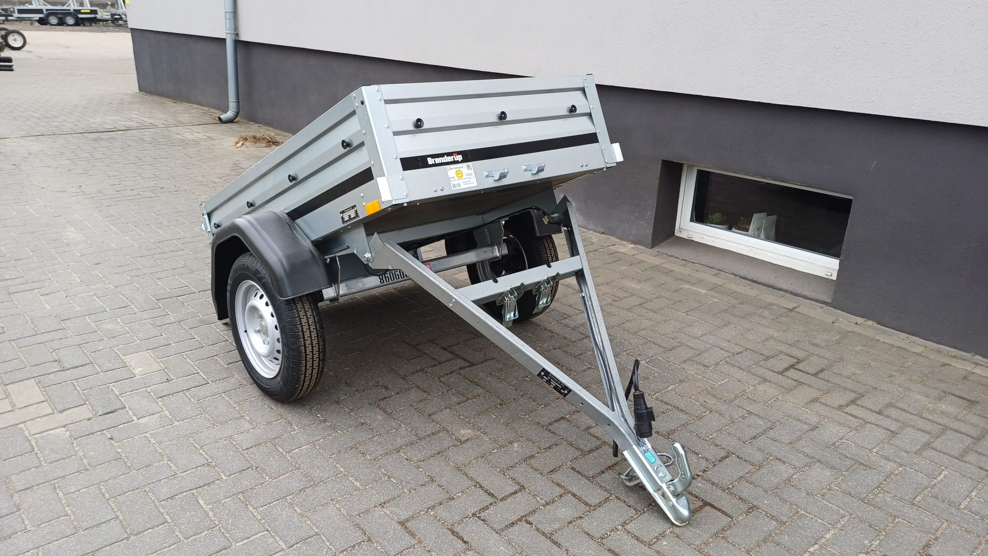 Przyczepka jednoosiowa samochodowa Brenderup 1150sub500,144x940x35cm, DMC 500 kg