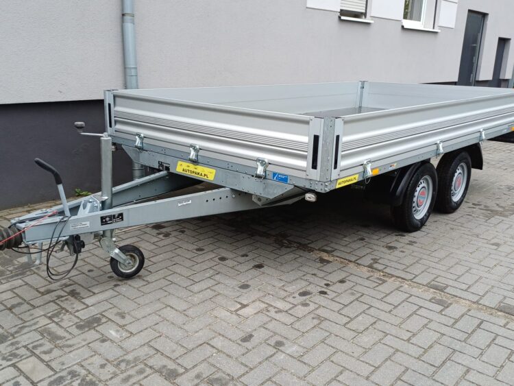 Przyczepa Platforma STEMA 400x200CM, DMC 2700 KG+ BURTY