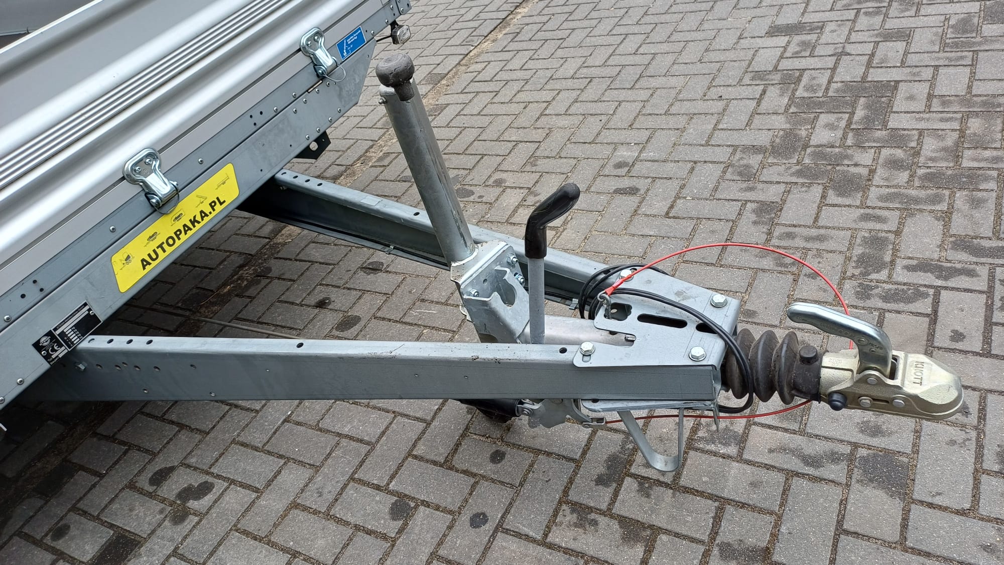 Przyczepa Platforma STEMA 4 x 2m DMC 2700 + BURTY