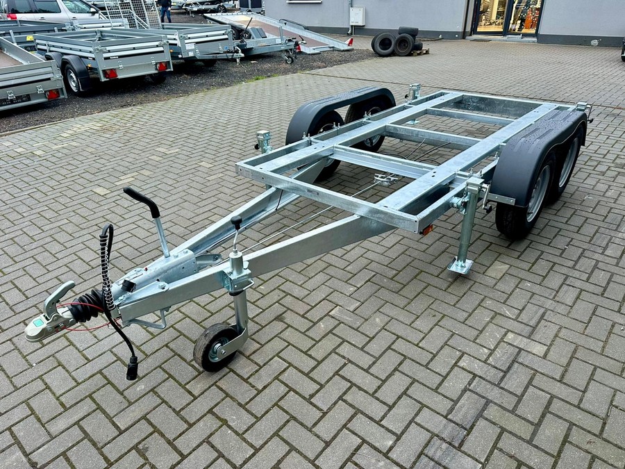 Przyczepa pod agregat WARK, 270×130 CM, DMC 1350 KG (Kopia)