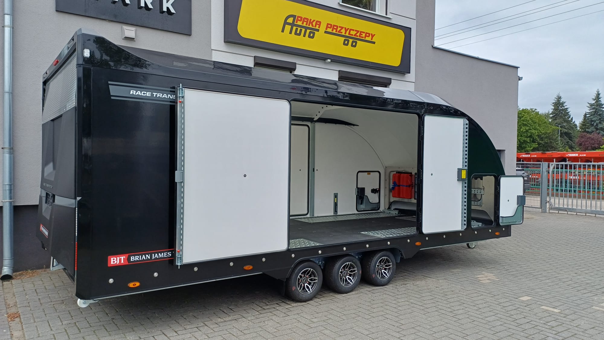 Brian James Trailers RACE TRANSPORTER 7, Do samochodów sportowych i zabytkowych, DMC 3500 KG (Kopia)