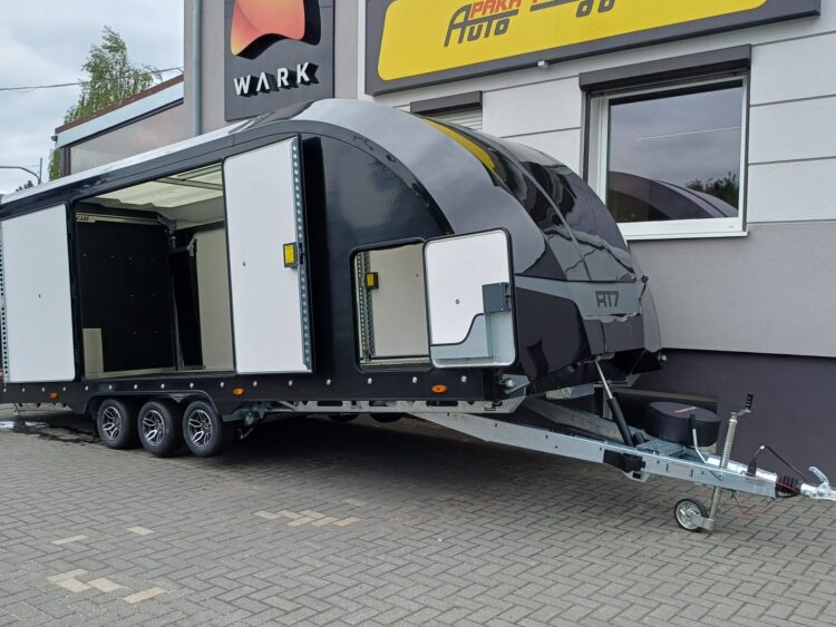 Brian James Trailers RACE TRANSPORTER 7, Do samochodów sportowych i zabytkowych, DMC 3500 KG (Kopia)
