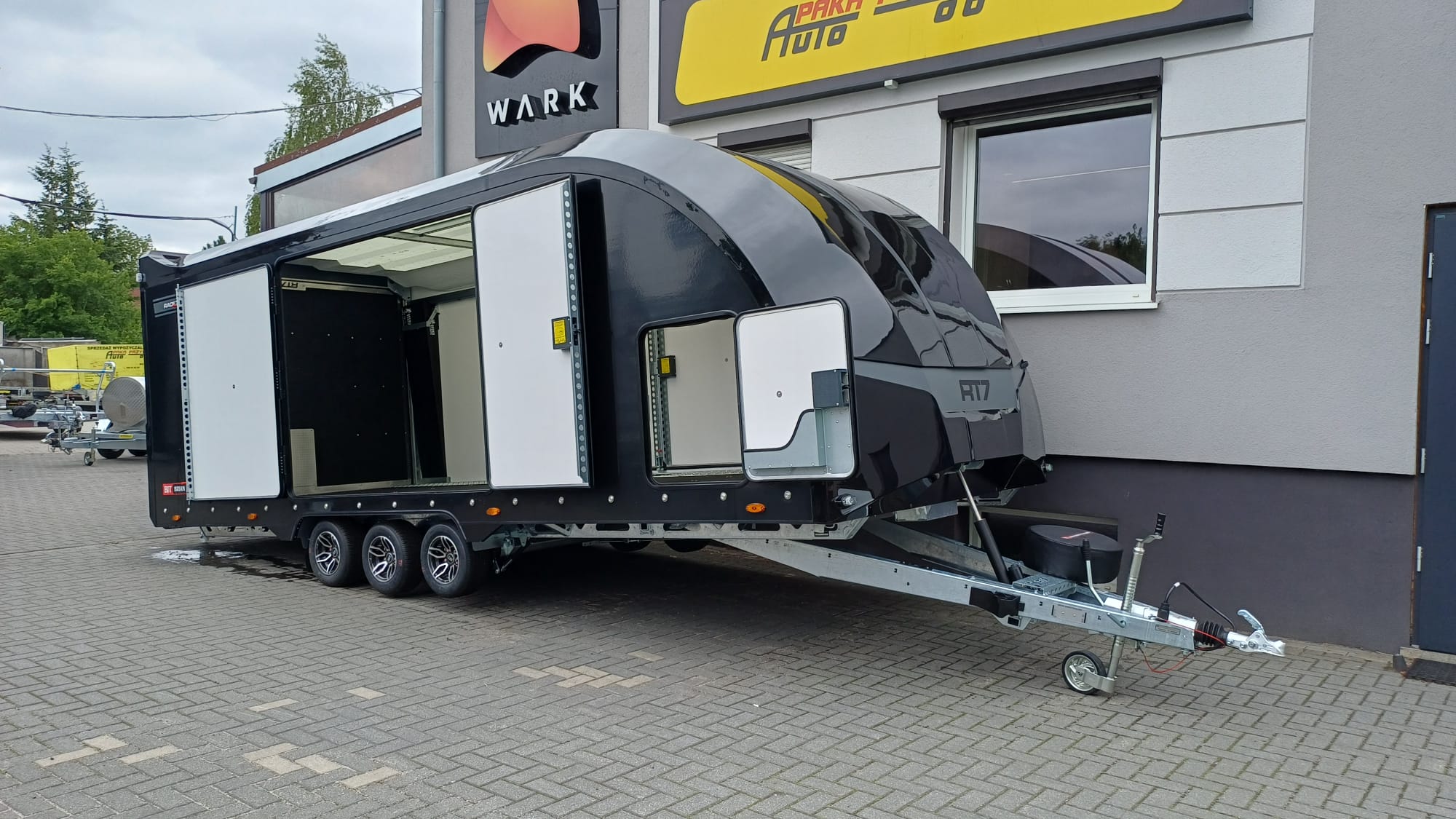 Brian James Trailers RACE TRANSPORTER 7, Do samochodów sportowych i zabytkowych, DMC 3500 KG (Kopia)