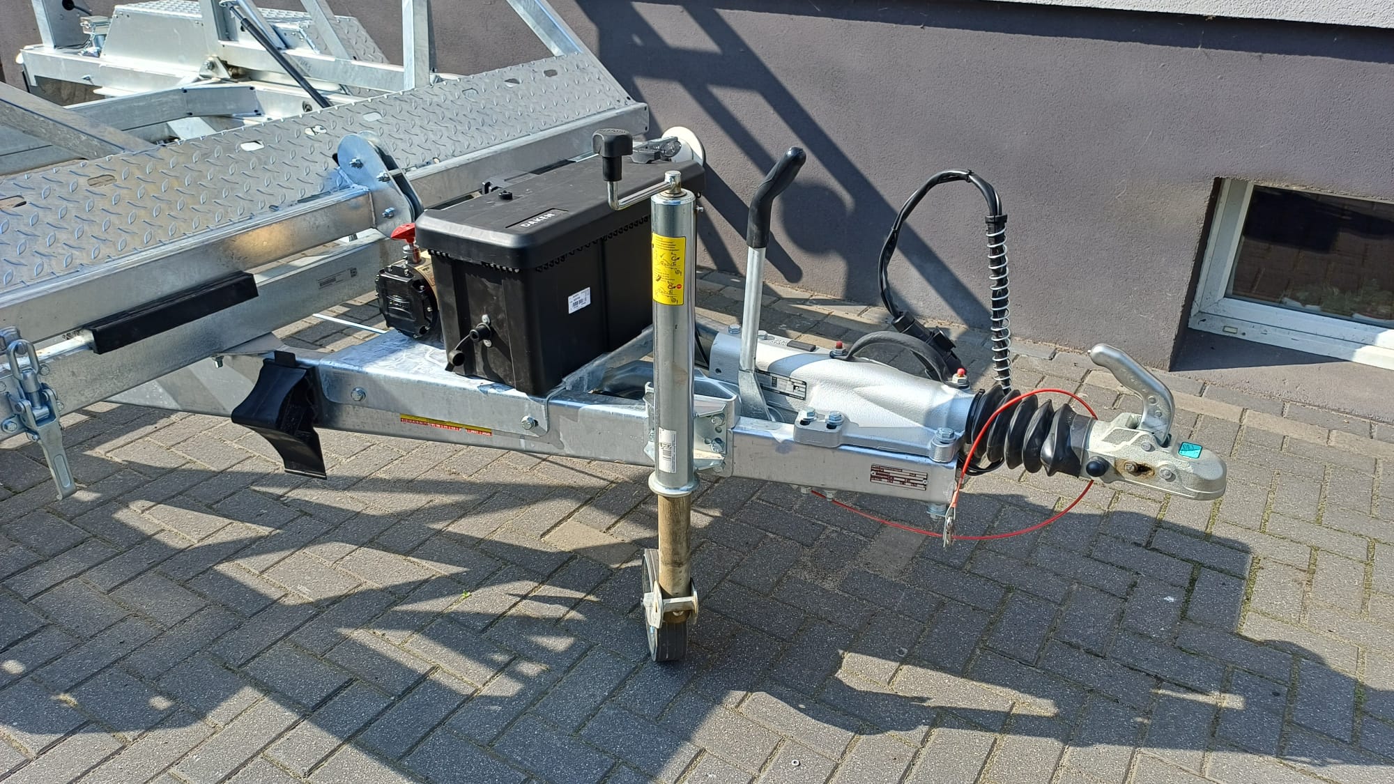 Przyczepa kablowa Wark z wciągarką elektryczną, DMC do 3,5 t